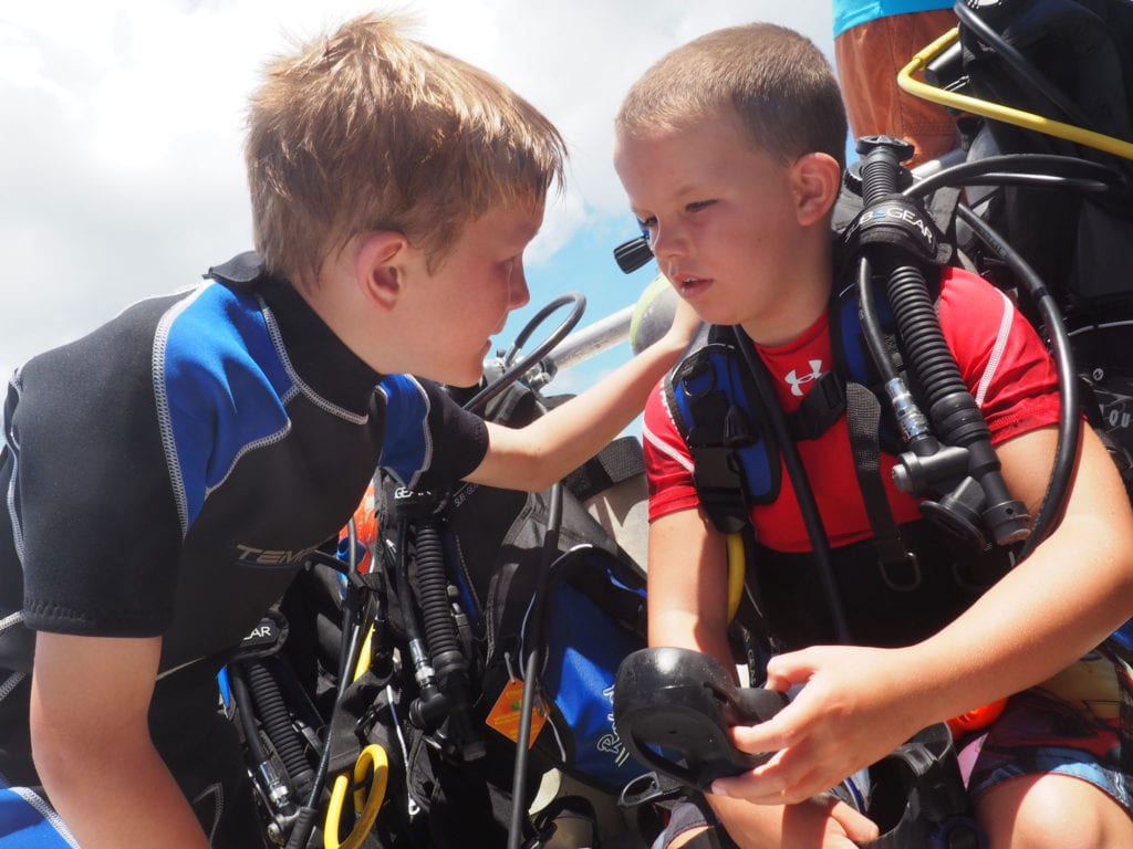 Dive, Diving with kids, Family Vacations, Family Dive Training