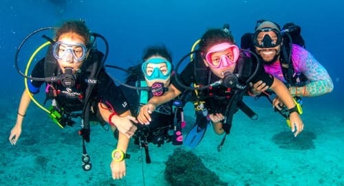 Little Caymans, Kids and diving, family diving